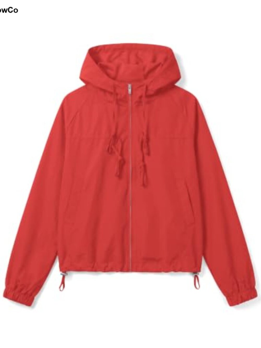 Women Cropped Zip Hoodie Lightweight Casual Fall Jacket with Pockets